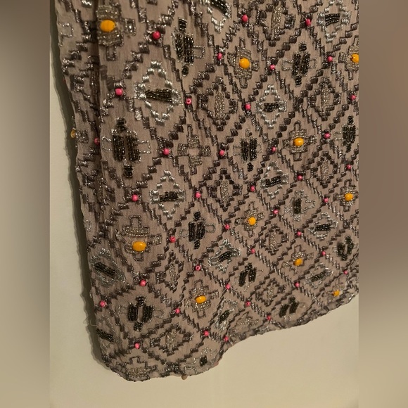 Rare Vintage Anthropologie Akemi Kin Tapti Beaded Tank. Size XS - Picture 4 of 11
